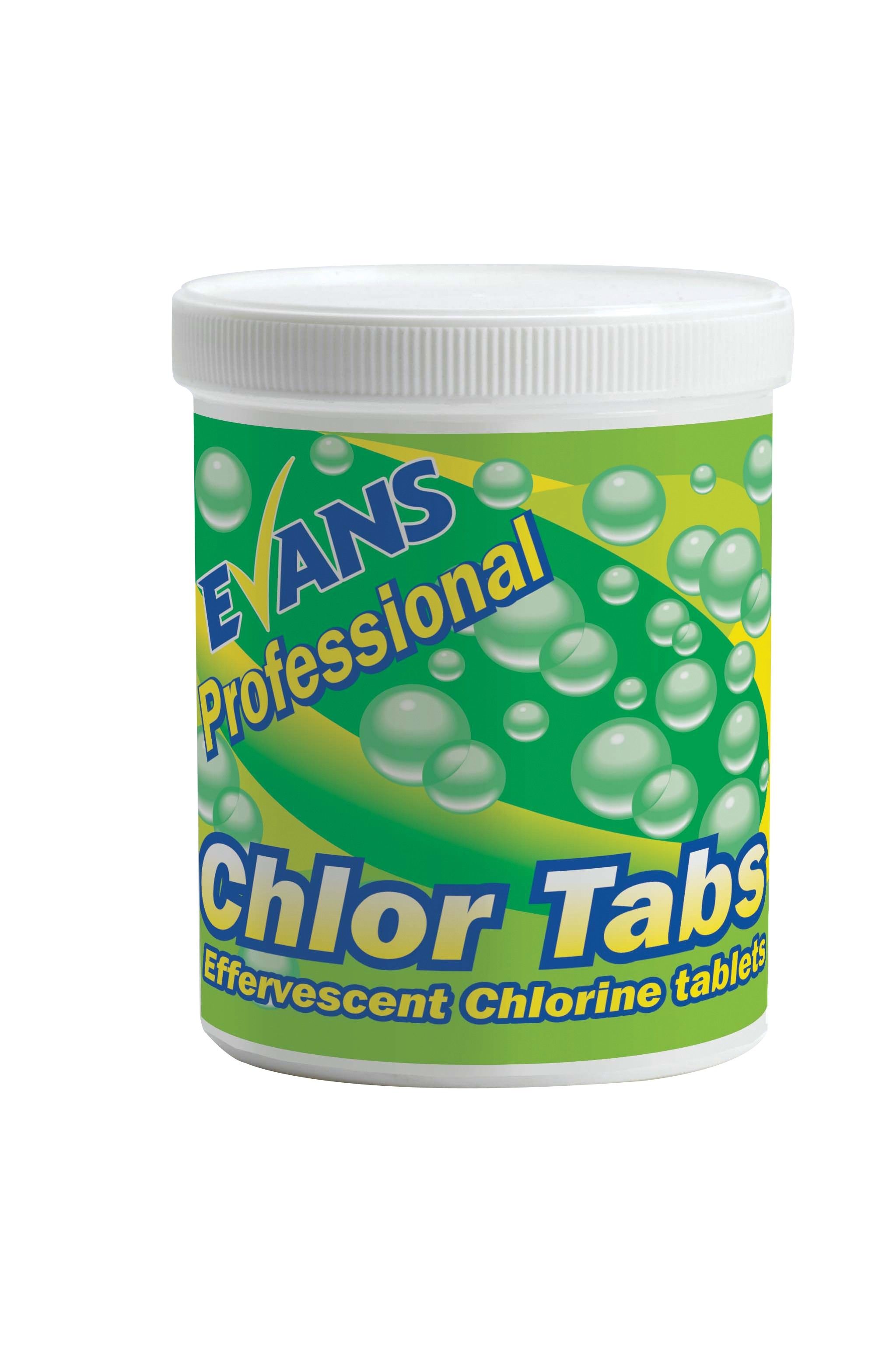 Evans Chlor Tabs - Effervescent Chlorine Tablets