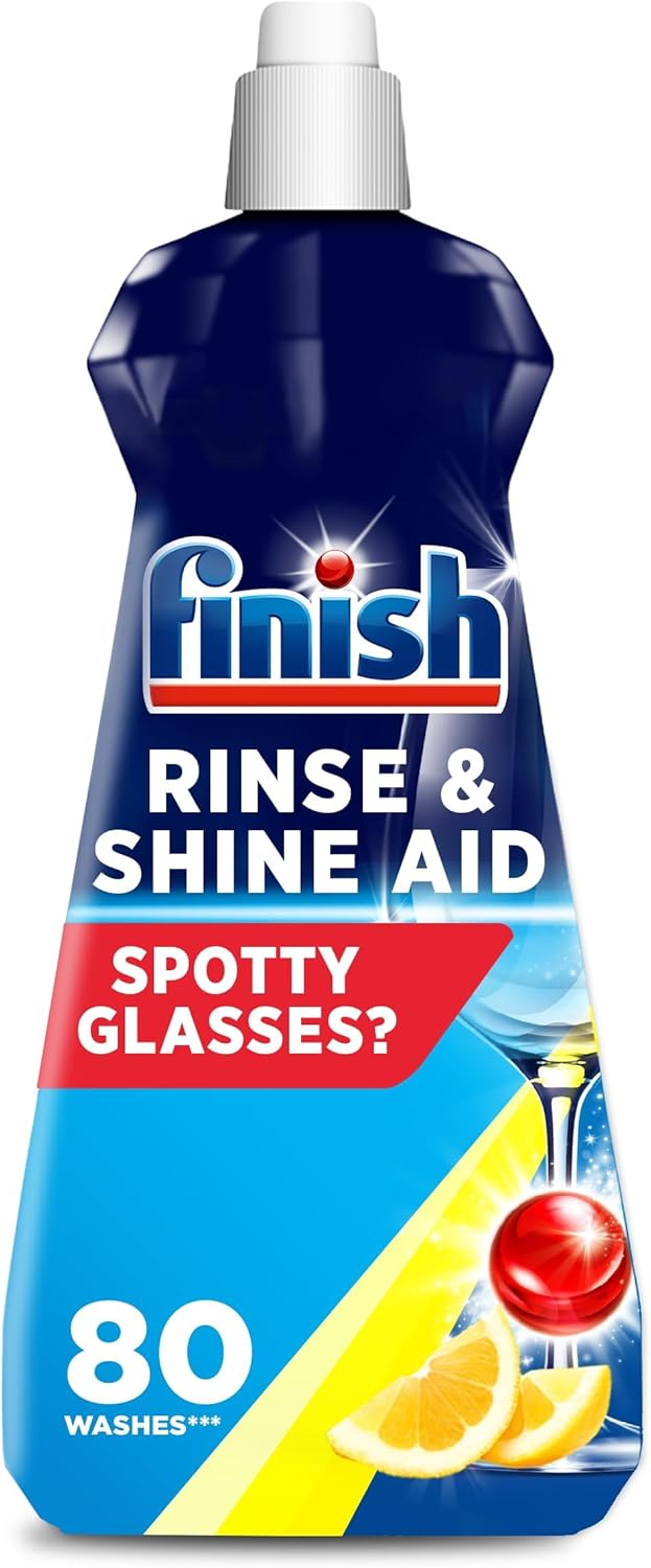 Finish Dishwash Rinse Aid - Lemon - 12 x 400ml