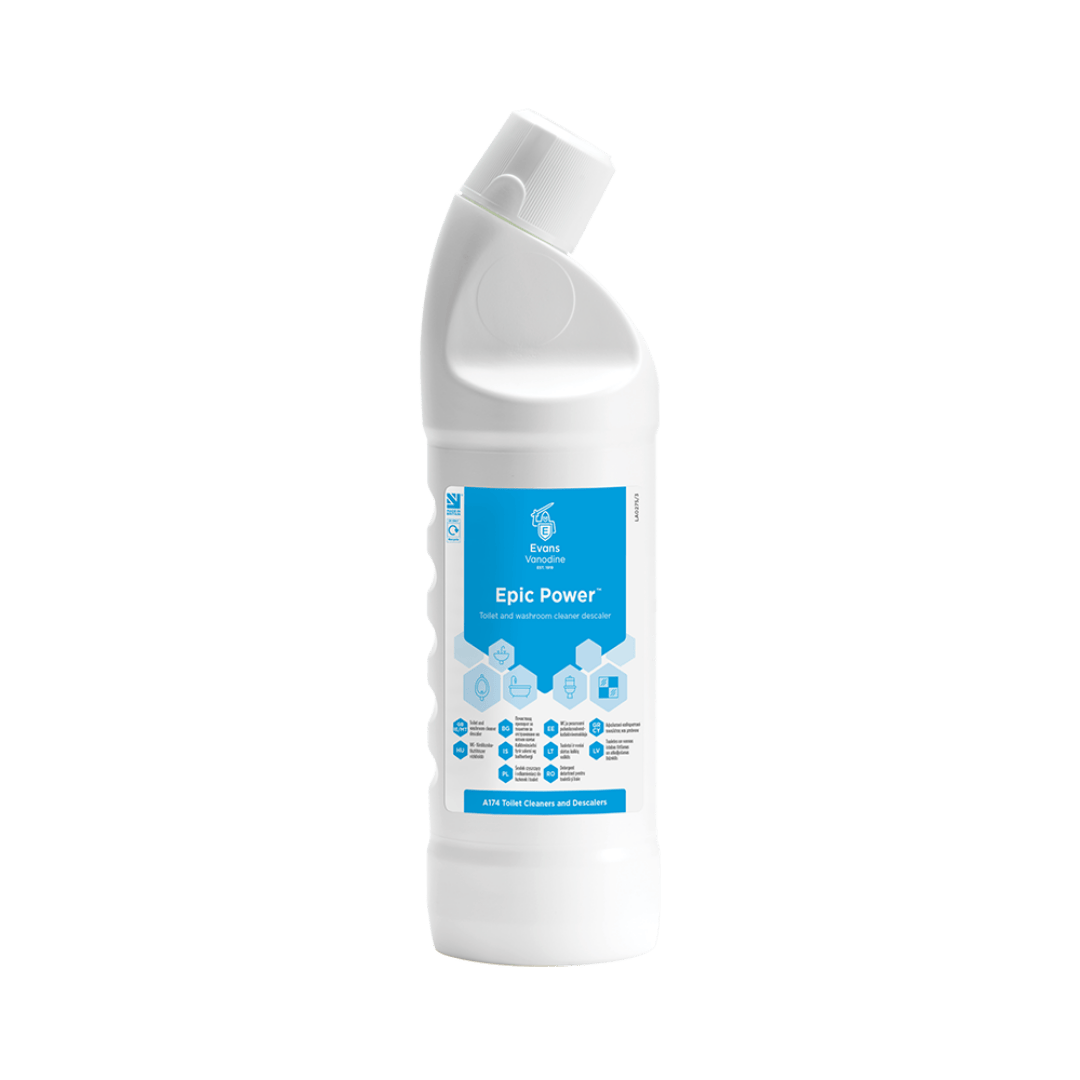 Evans Epic Power - Toilet & Washroom Cleaner 1 Ltr