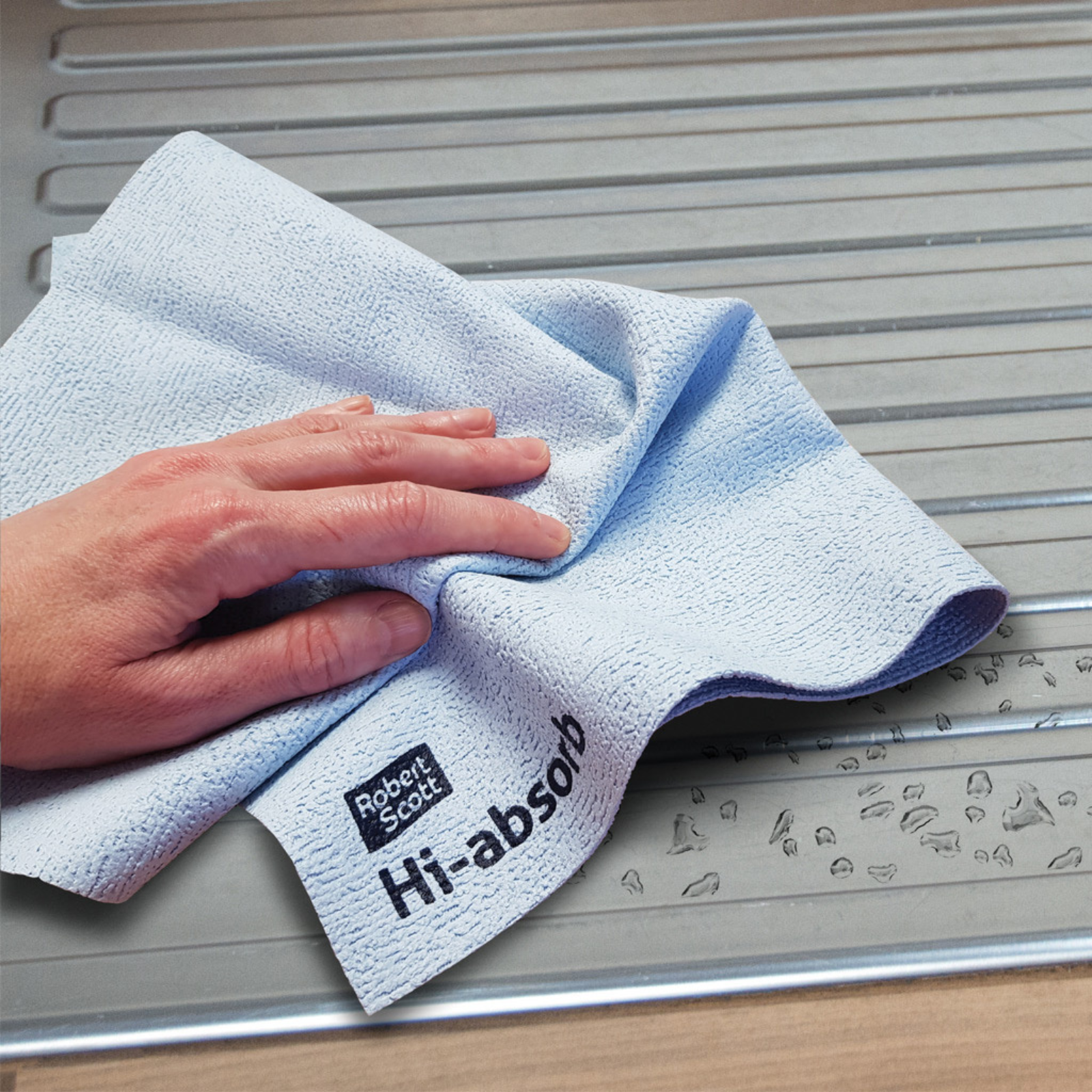 Hi-absorb Microfibre Cloth - Blue