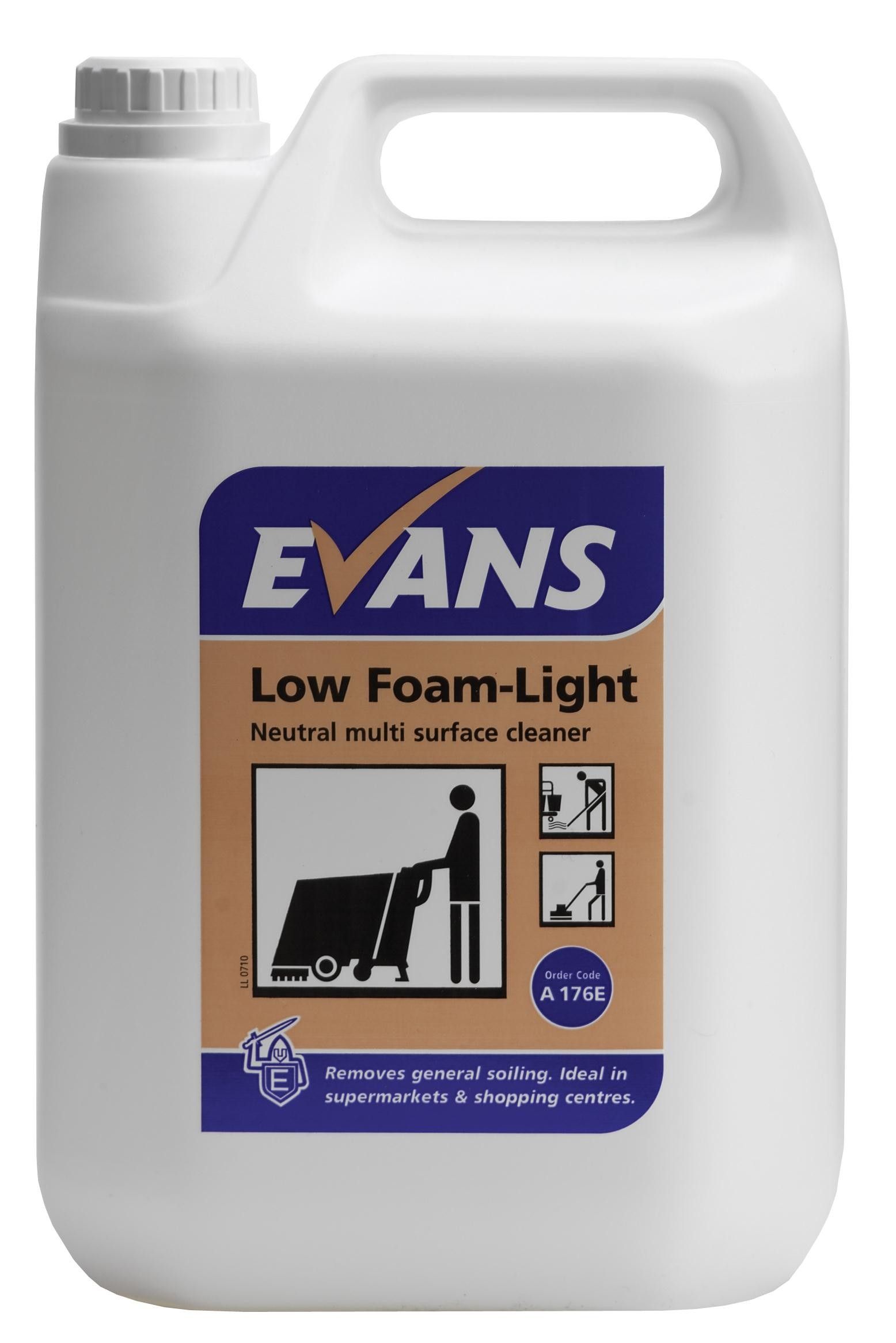Evans Low Foam Light For Scrubber Dryers 5 Ltr