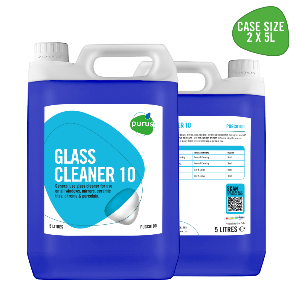 Purus General Use Glass Cleaner 10 | 2 x 5 Ltr