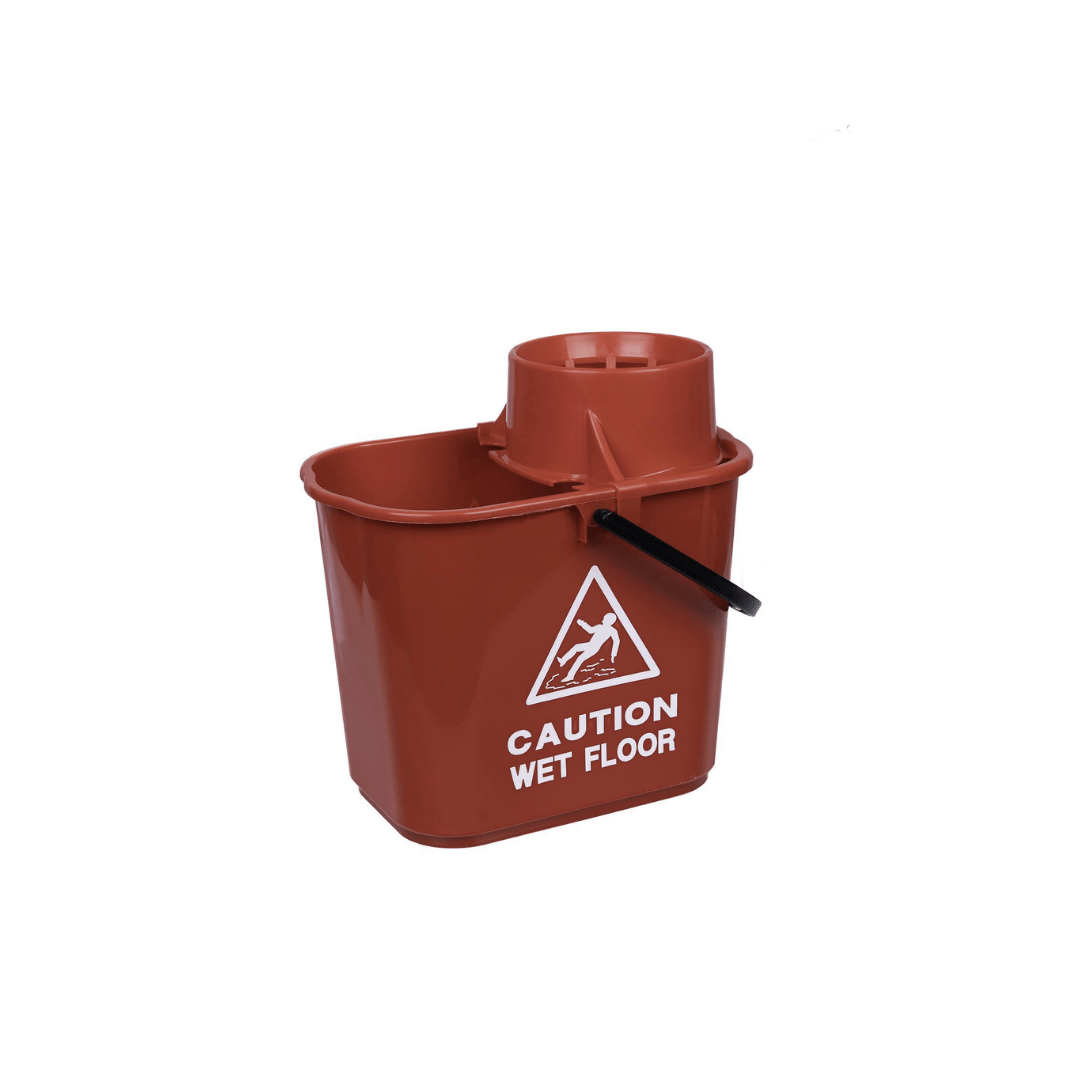 15 Ltr Mop Bucket With Wringer - Red