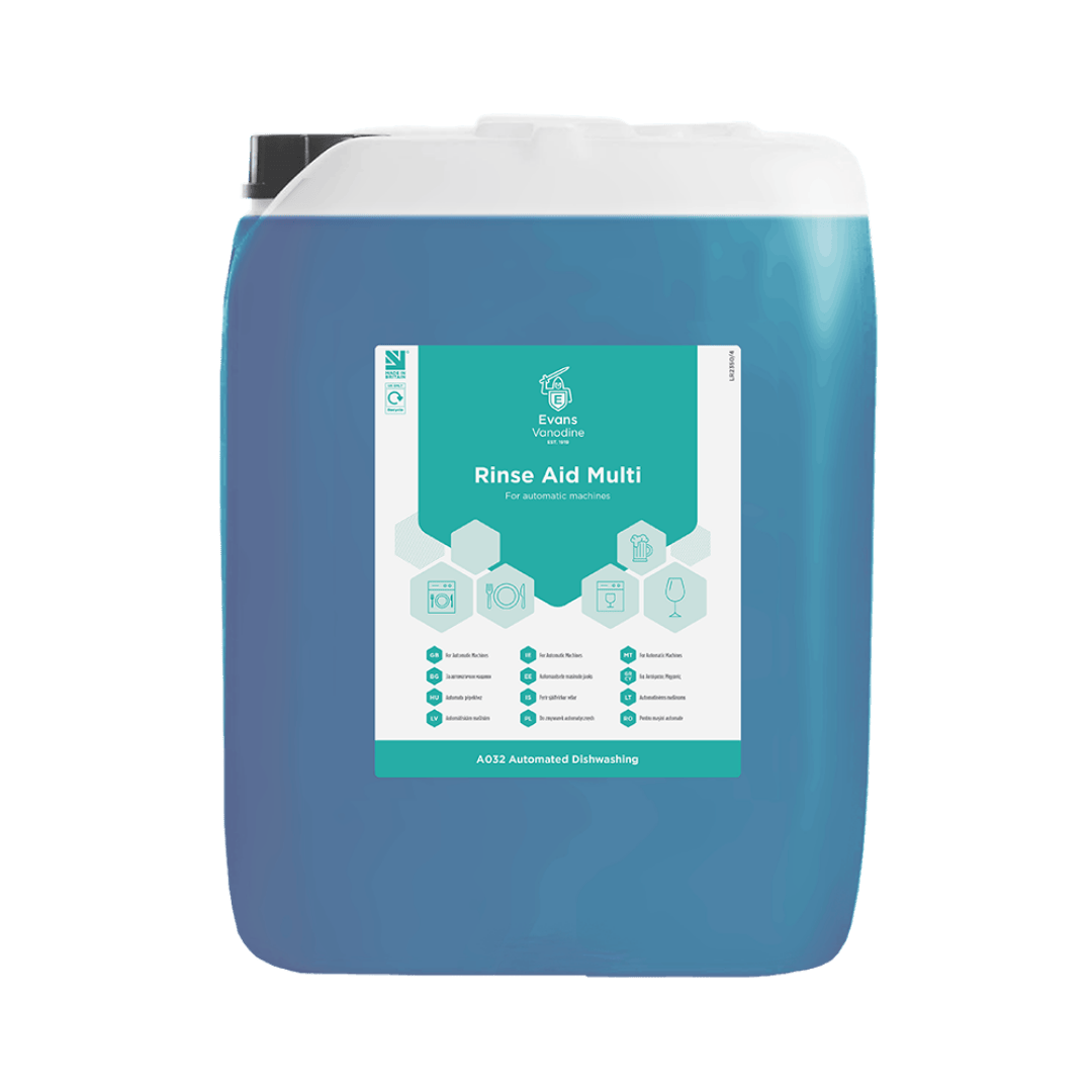 Evans Rinse Aid Multi - For Automatic Machines 20 Ltr