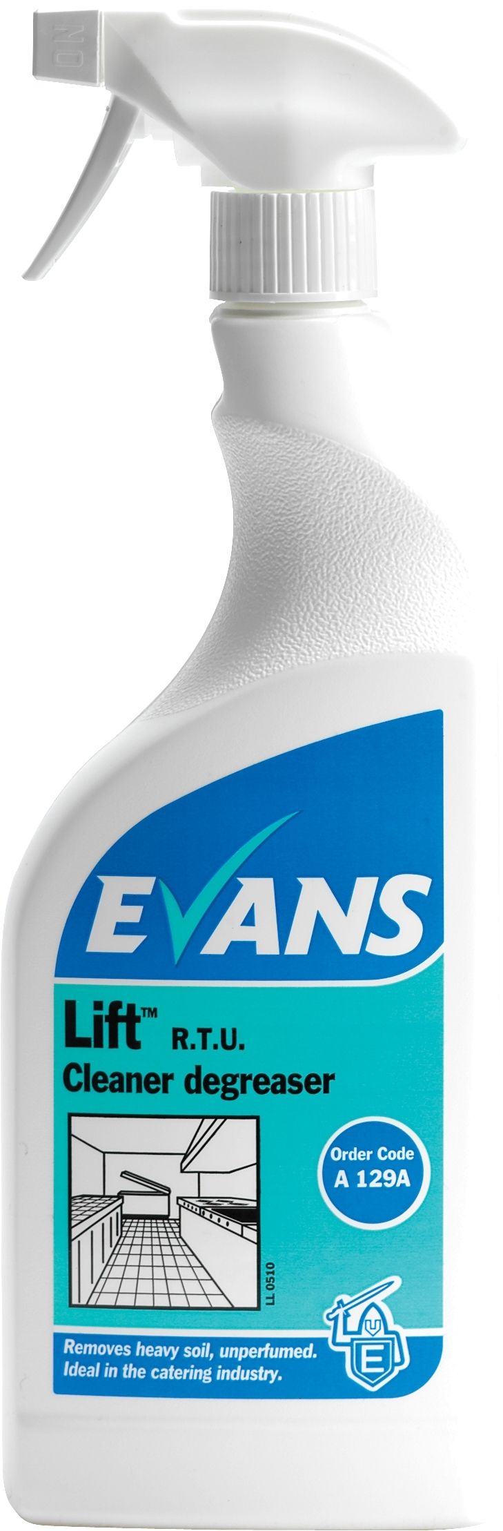 Evans Lift - Powerful, Unperfumed Cleaner 750ml RTU