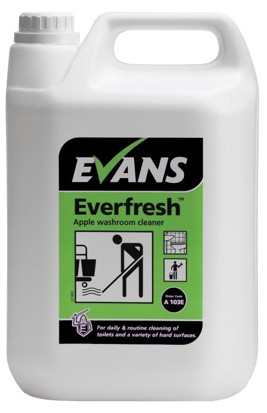 Evans Everfresh Apple - Toilet & Washroom Cleaner 5 Ltr