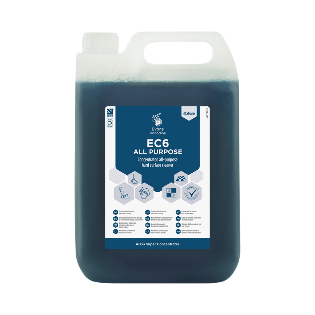 Evans Eco Concentrate - EC6 All-Purpose Blue Zone  5 Ltr