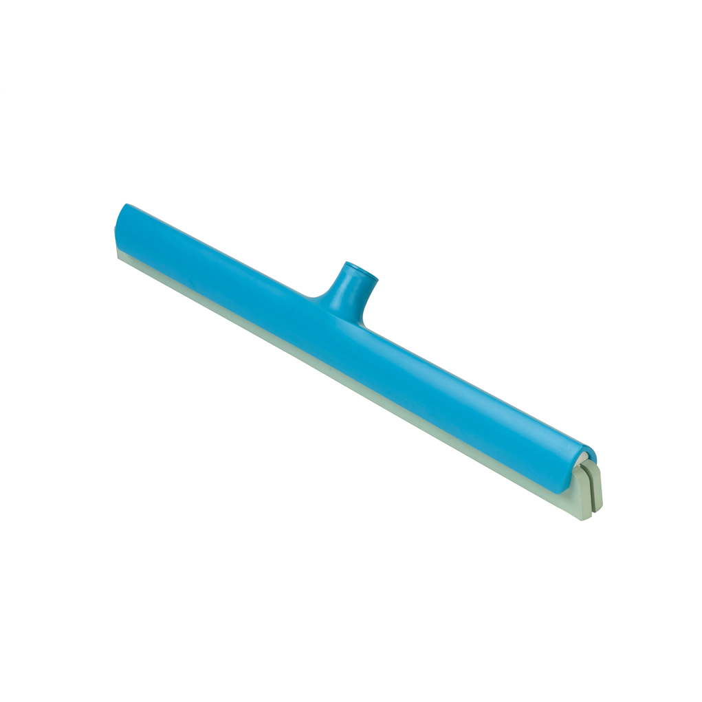 Plastic Squeegee with Rubber Blade - 400mm - Blue
