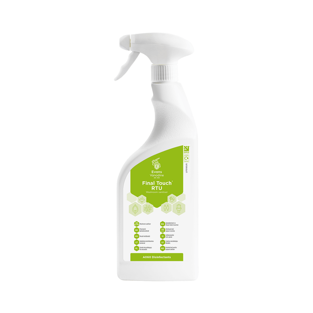 Evans Final Touch - Washroom Cleaner & Sanitiser 750ml RTU