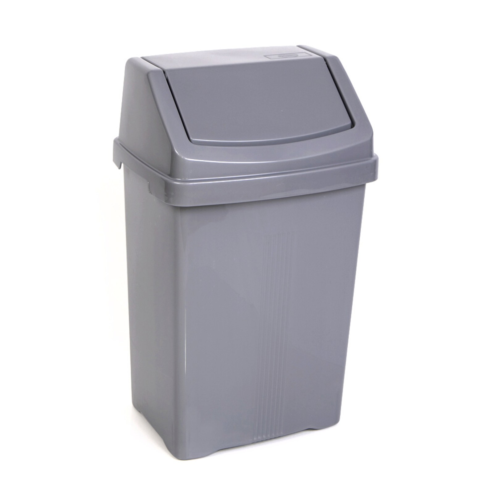 25 Ltr Swing Bin - Silver