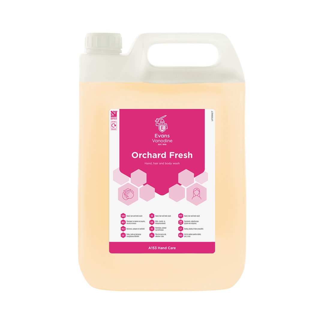 Evans Orchard Fresh - Hand, Hair & Body Wash 5 Ltr