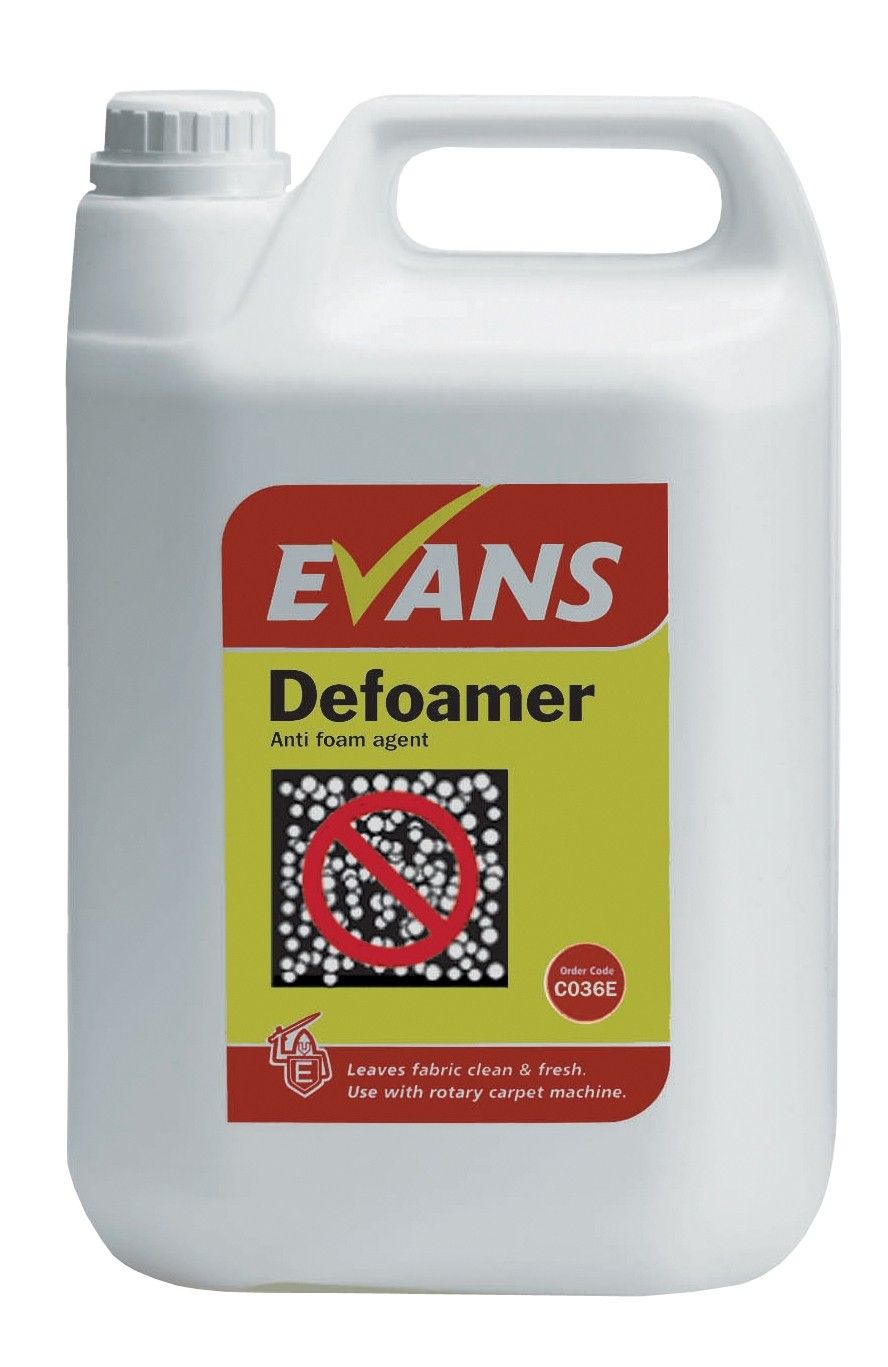 Evans Defoamer - Use In Extraction Machines 5 Ltr