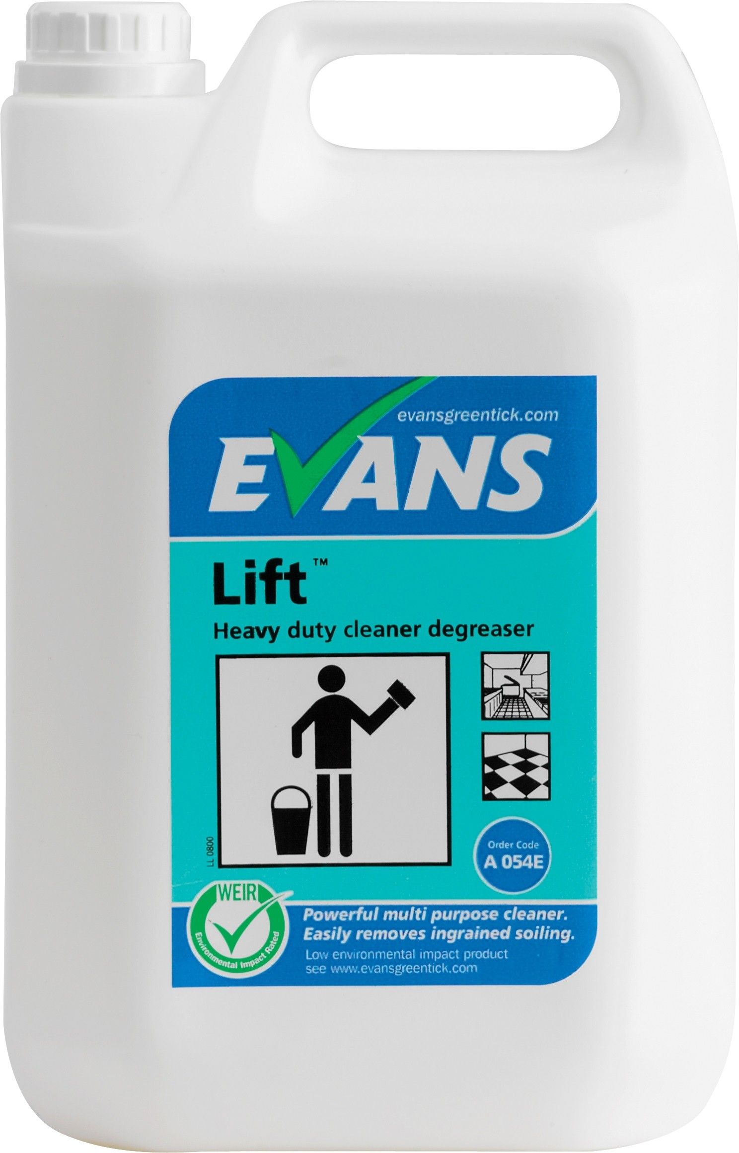 Evans Lift - Powerful, Unperfumed Cleaner 5 Ltr