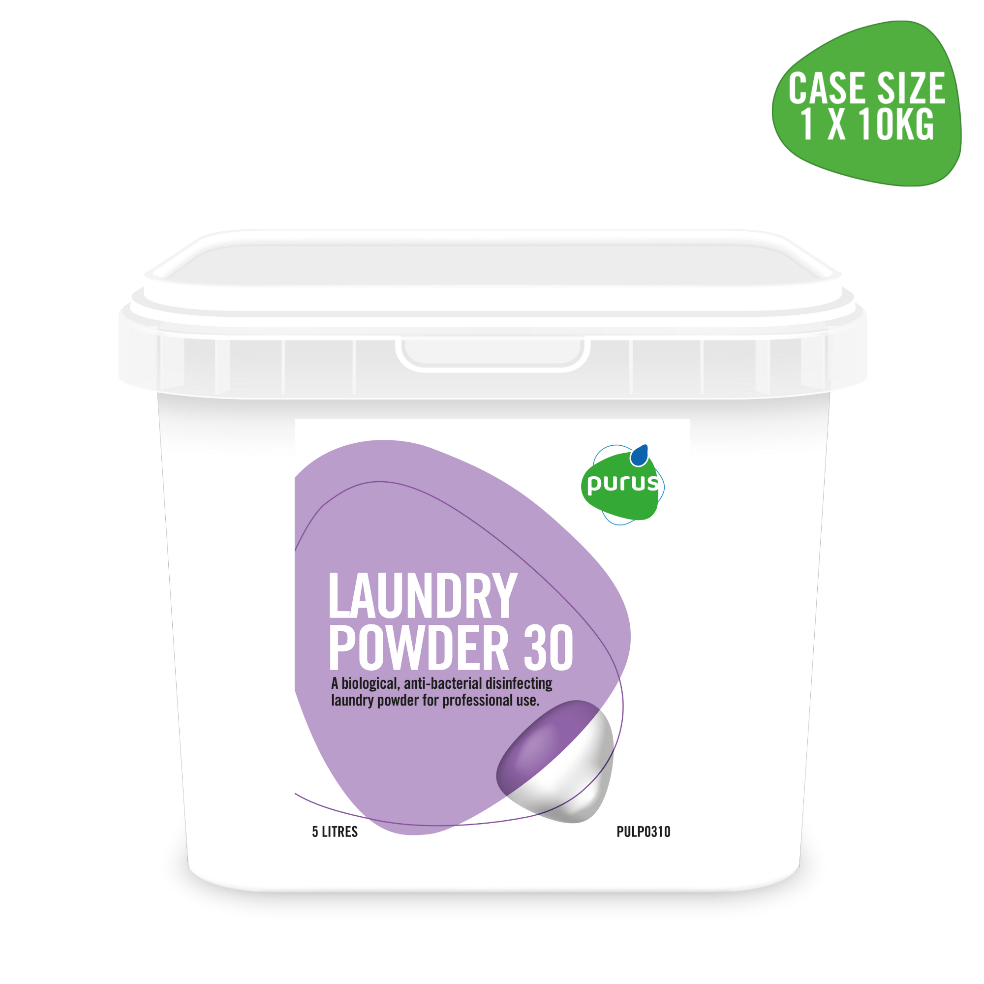 Purus® Laundry Powder 30 - Anti-Bac Bio | 1 x 10kg