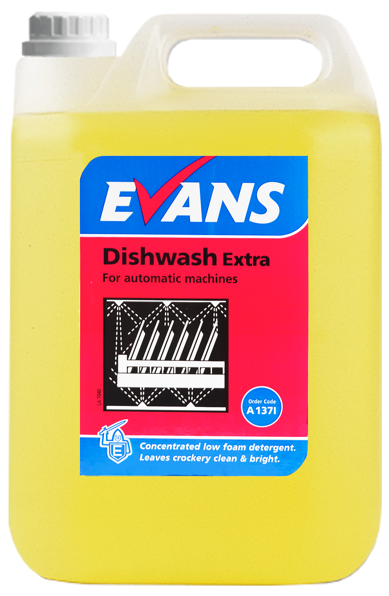 Evans Dishwash Extra - Concentrated Detergent 5 Ltr