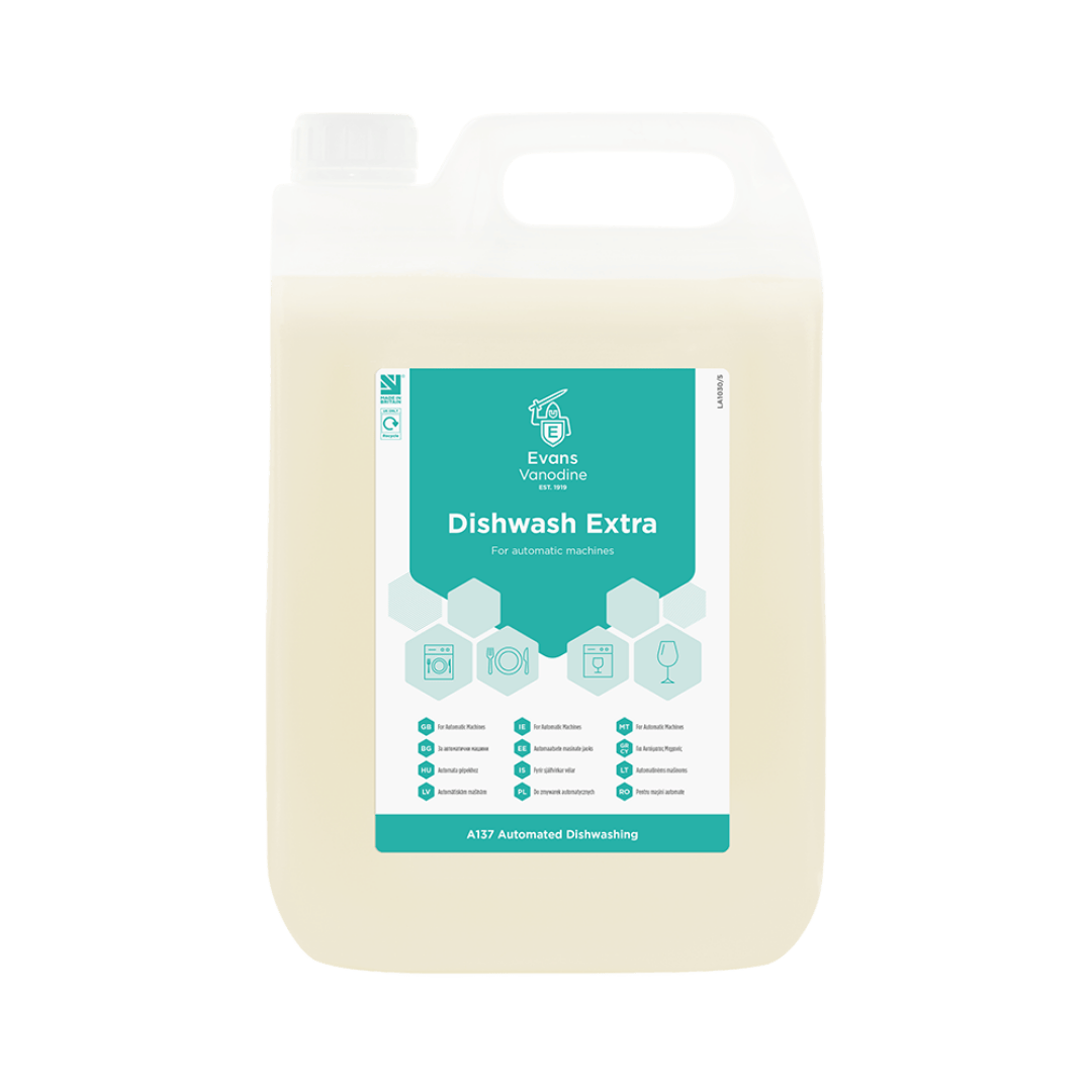 Evans Dishwash Extra - Concentrated Detergent 5 Ltr