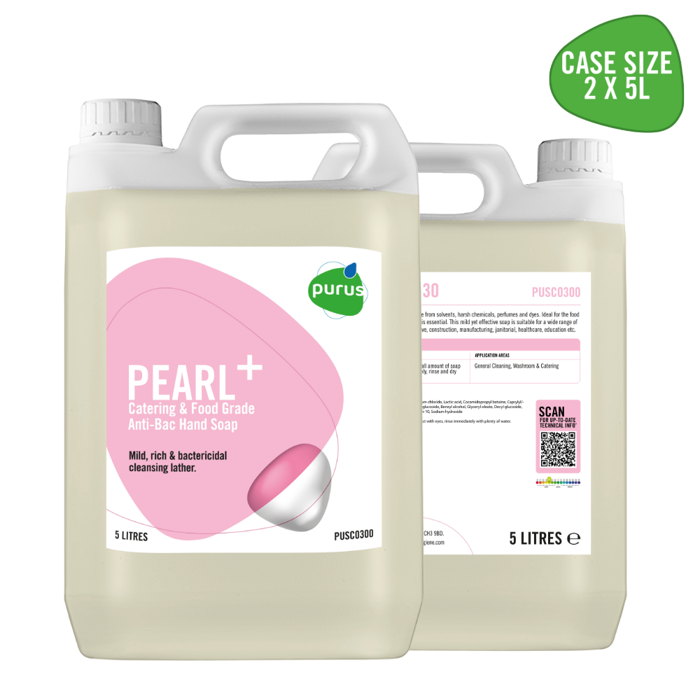 Purus Pearl+ Anti-Bac Hand Soap  2 x 5L
