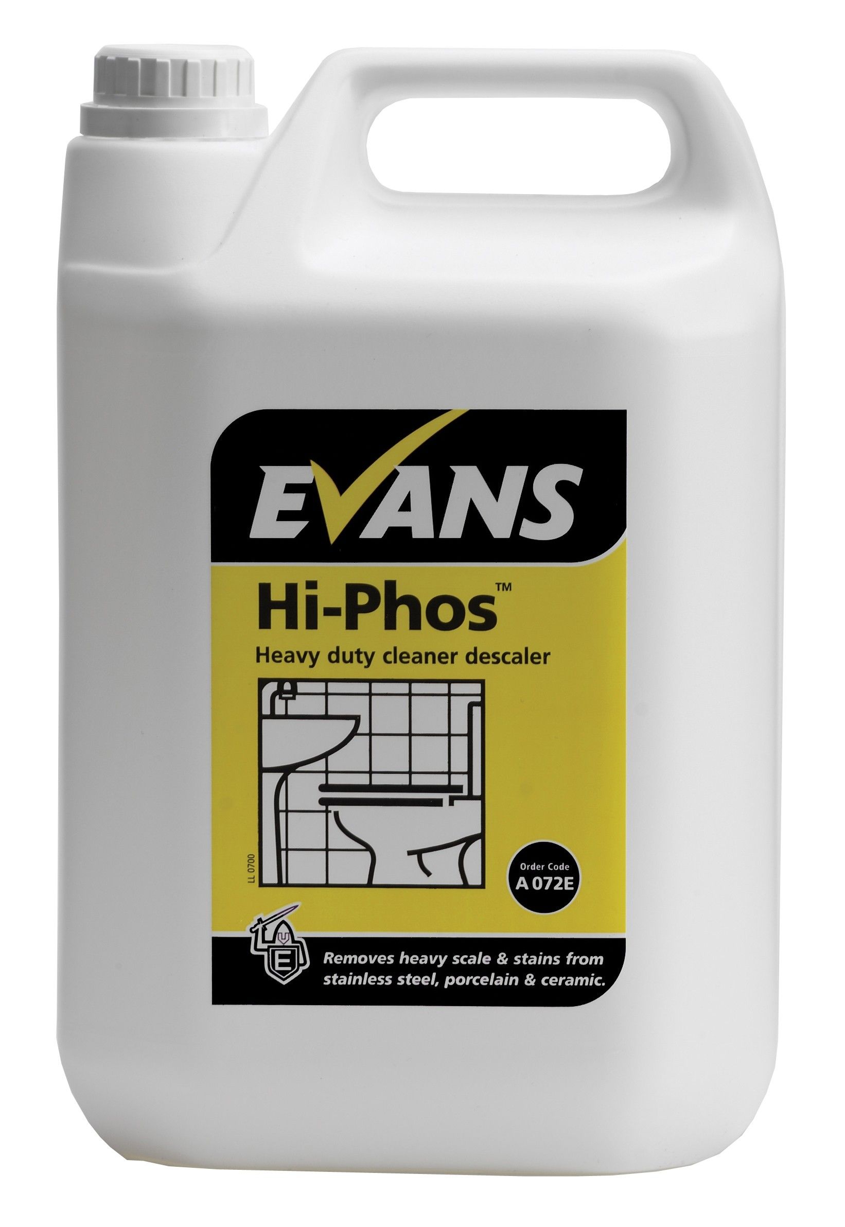 Evans Hi-Phos - Toilet Cleaner & Descaler 5 Ltr