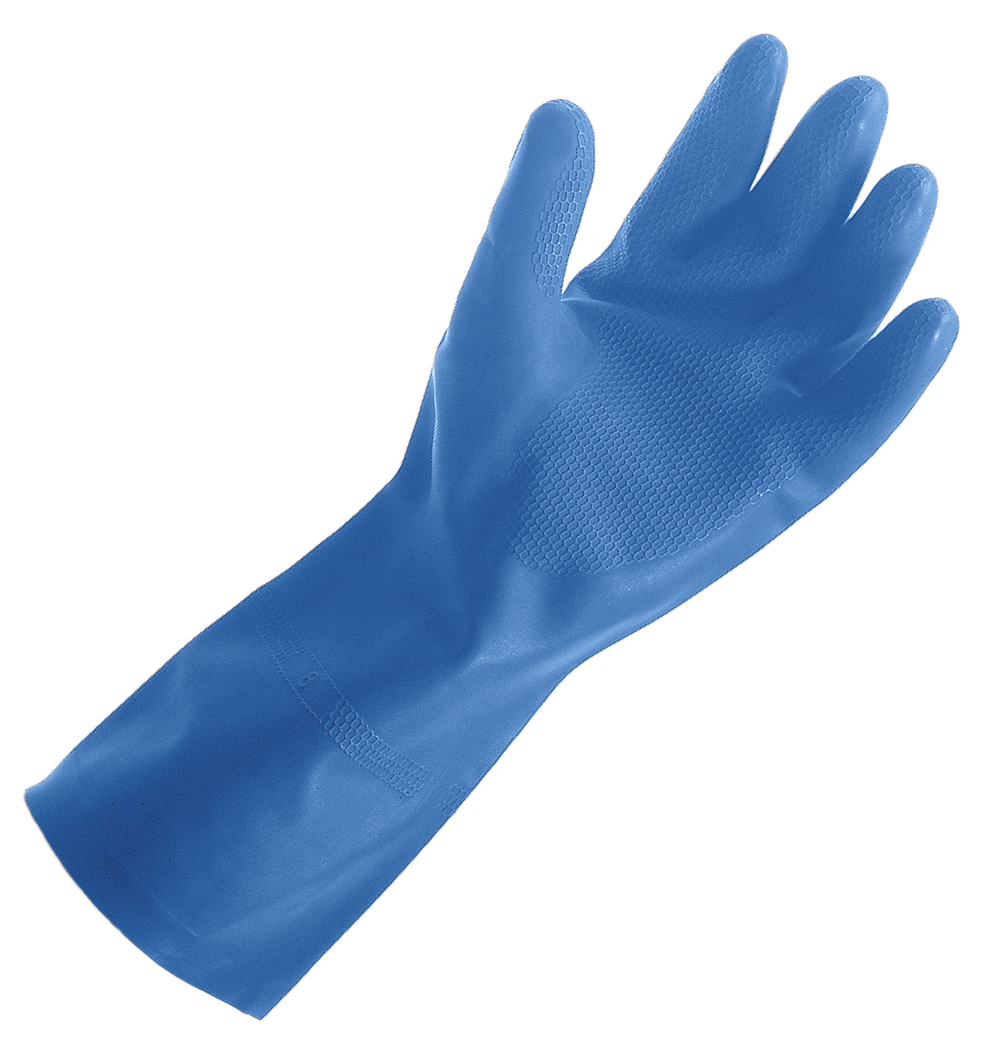 Household Medium Weight Rubber Latex Gloves - Blue