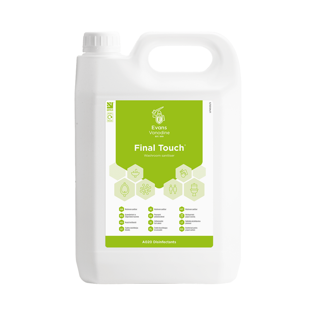 Evans Final Touch - Washroom Cleaner & Sanitiser 5 Ltr