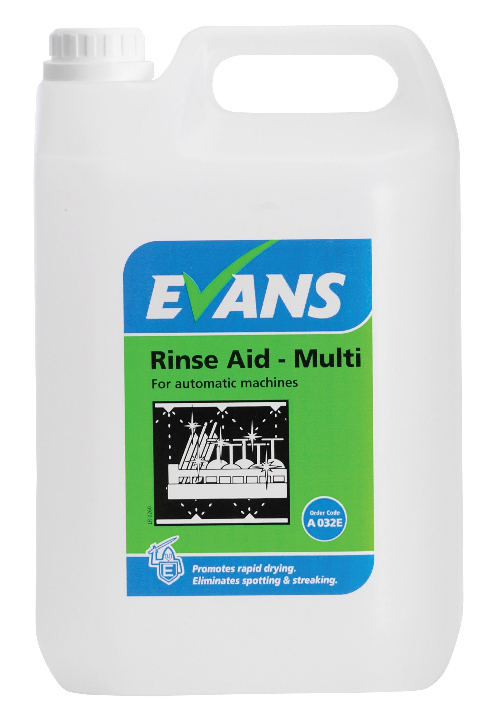 Evans Rinse Aid Multi - For Automatic Machines 5 ltr