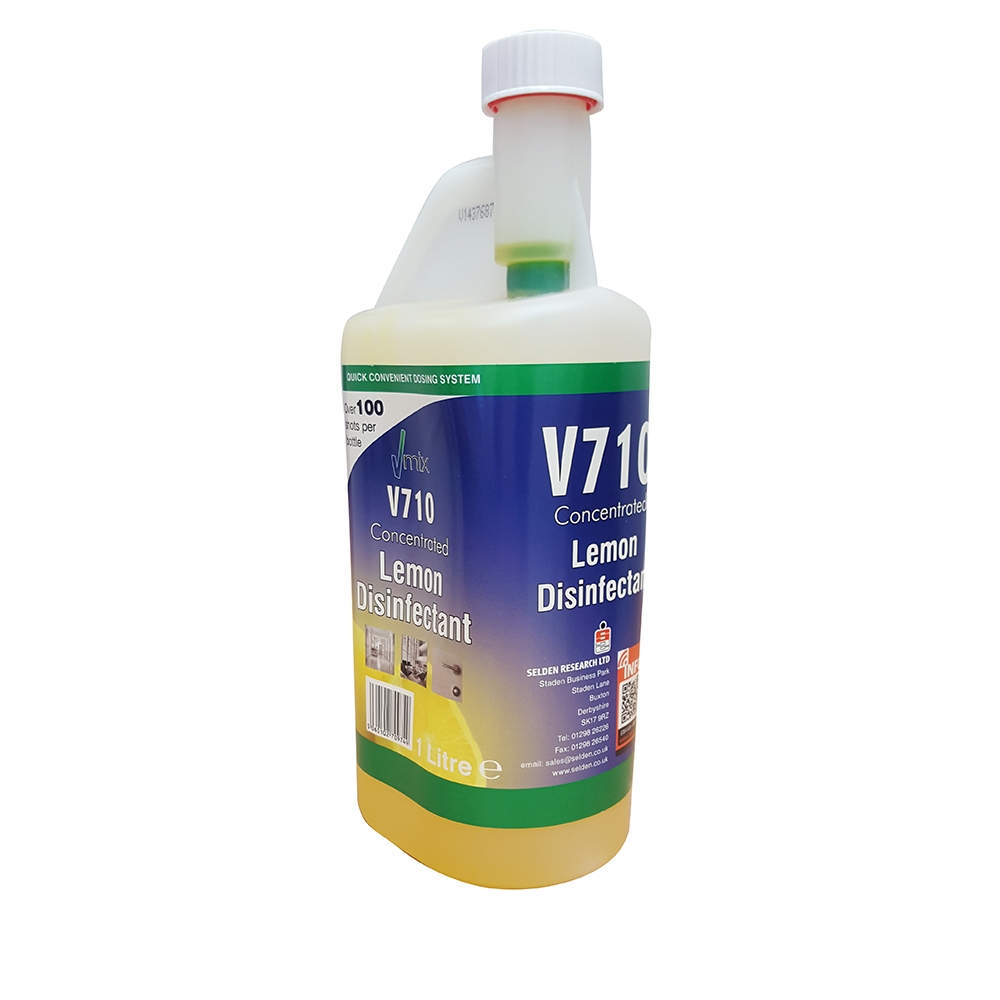 Selden - Vmix Super Concentrates | Lemon Disinfectant V710 - 1Ltr