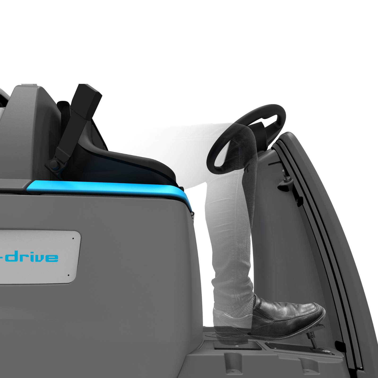 I-Drive - Battery Ride On Scrubber Dryer (Includes i-mop Lite)