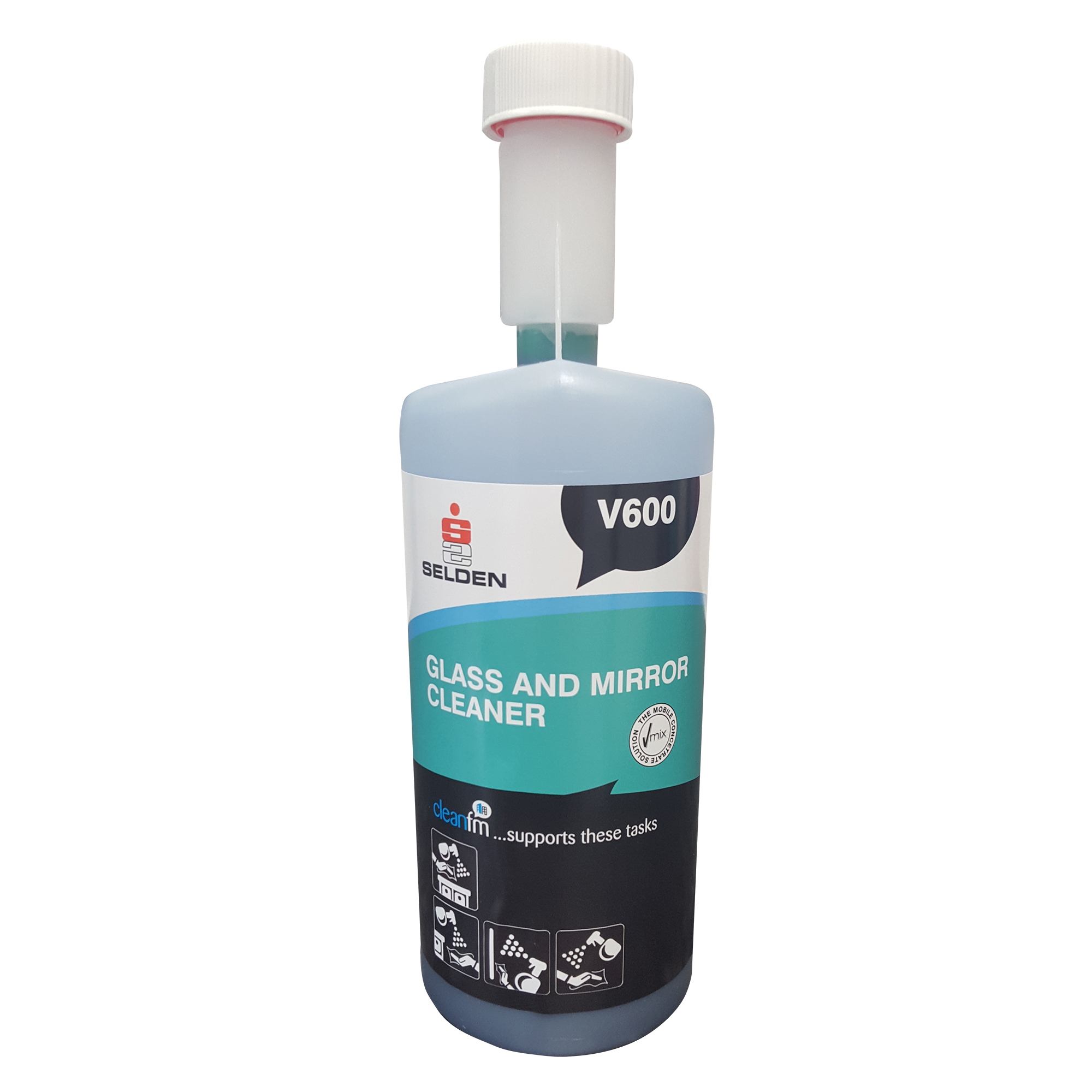 Selden - Vmix Super Concentrates | Glass & Mirror Cleaner V600 - 1Ltr