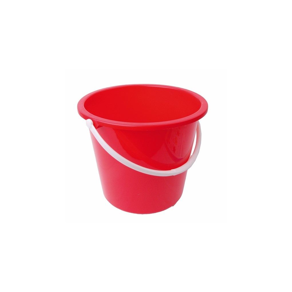10 Ltr General Purpose Plastic Bucket - Red