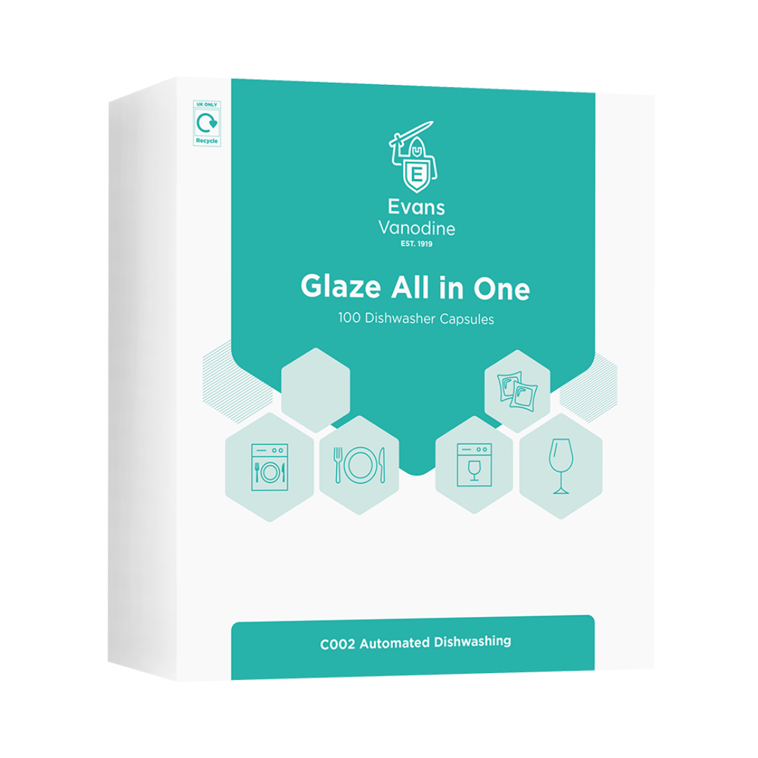 Evans Glaze All in One Dishwasher Capsules