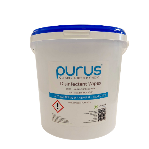 Purus Disinfectant Wipes - Tub of 1500