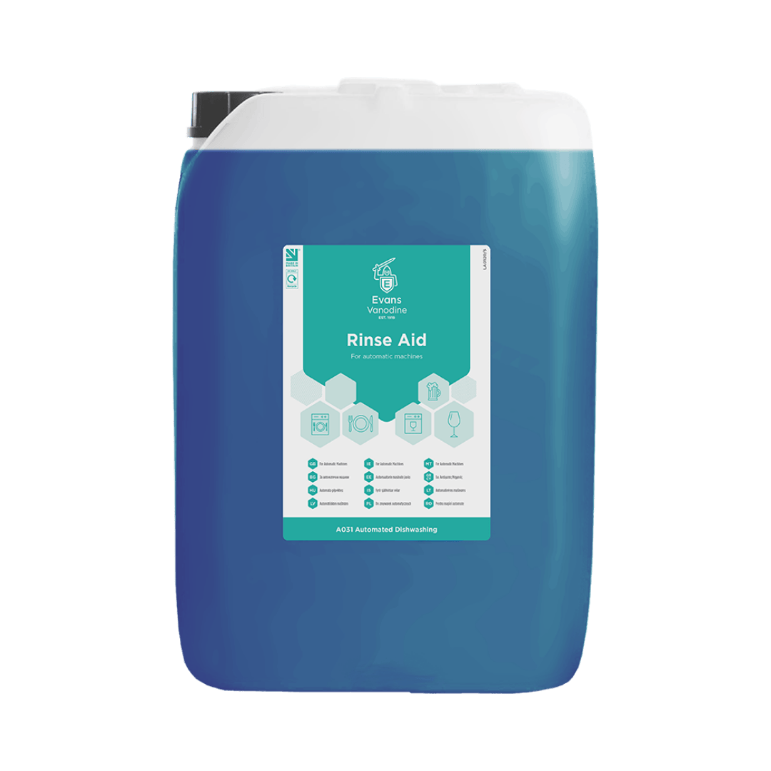 Evans Rinse Aid - For Automatic Machines 10 Ltr