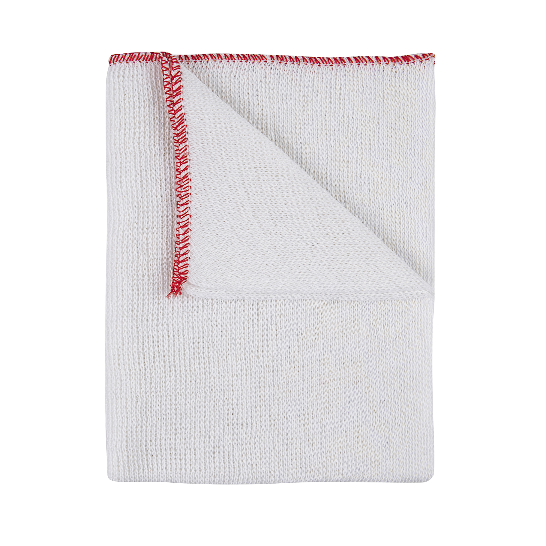 Dishcloth Bleached Lightweight 30x28 - Red