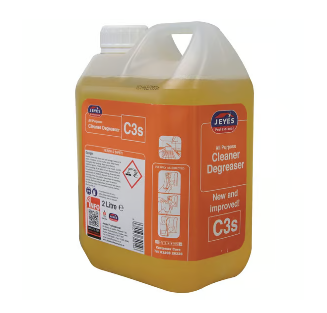 Jeys Pro - Decanting Label - Super Concentrate All Purpose Cleaner Degreaser - C3S - Pack of 25