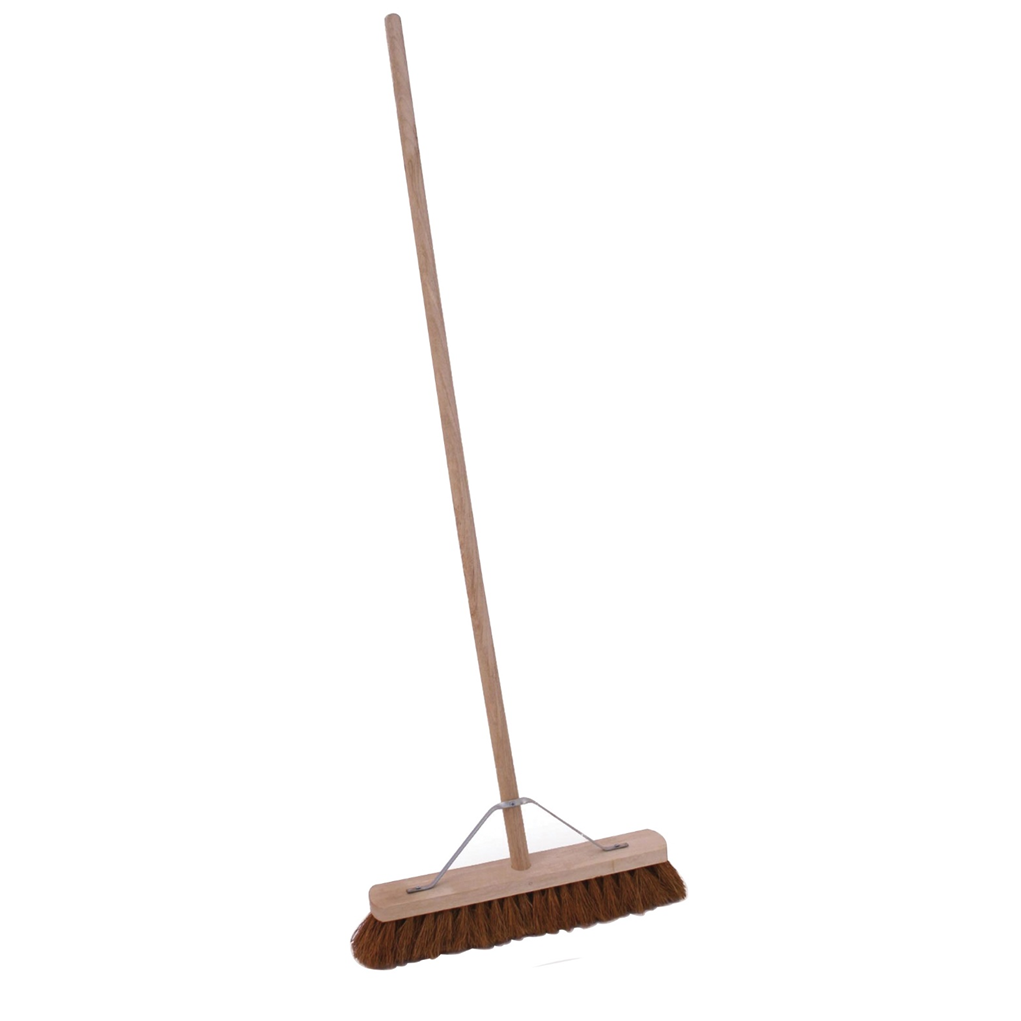 Soft Platform Broom c/w Stale - 18"/450mm