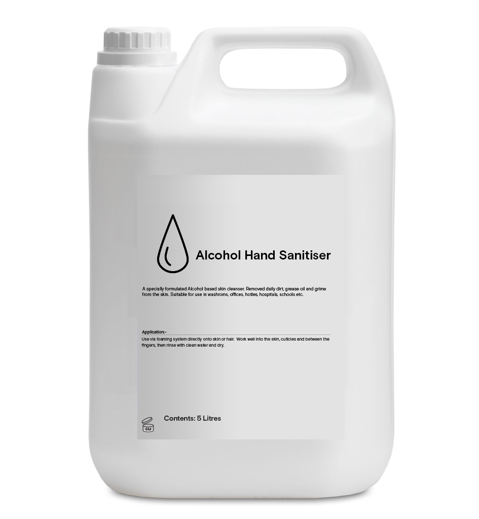 Purge 80 Alcohol Hand Sanitiser Liquid - 80% Alcohol - 5L bottle