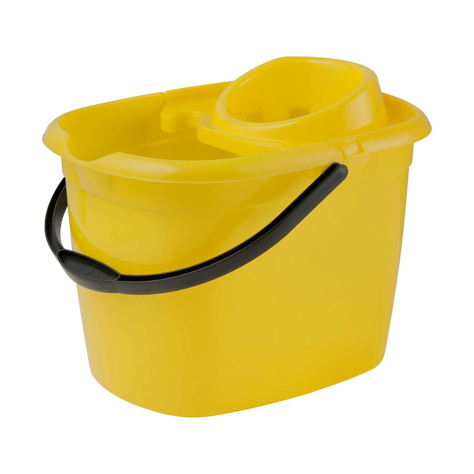 14 Ltr Standard Mop Bucket - Yellow
