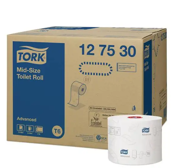Tork T6 Mid Size Toilet Rolls - 127530
