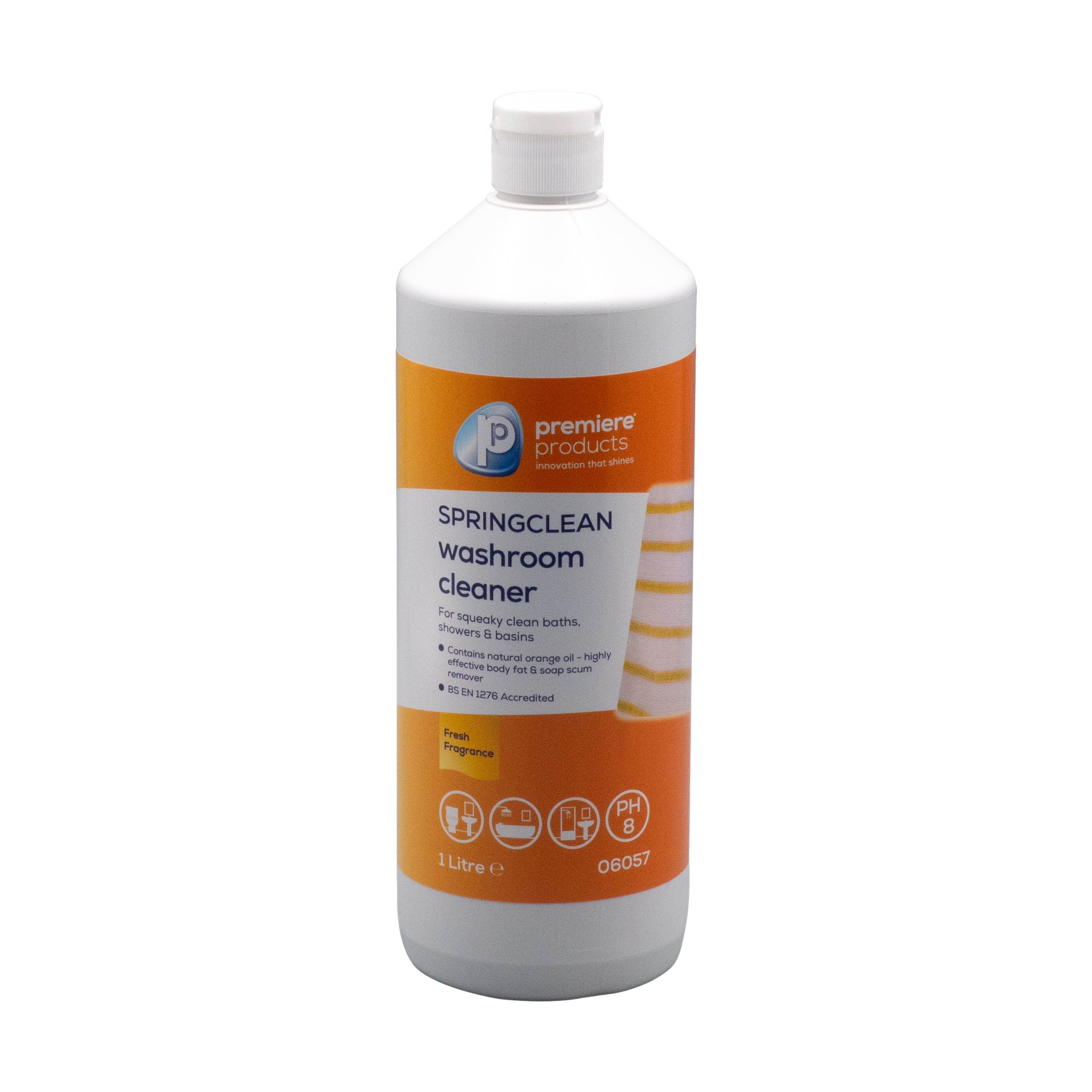 Premiere Springclean Washroom Cleaner - Concentrate - 1L