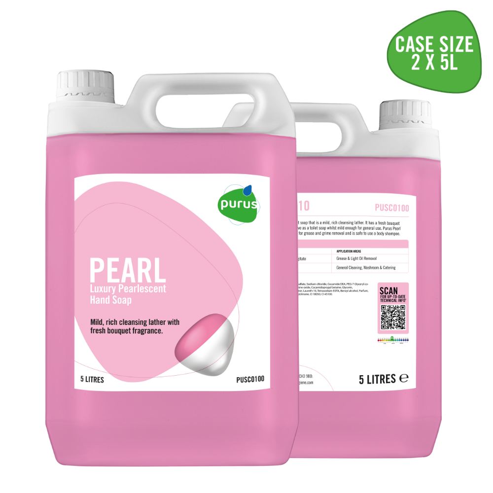 Purus Luxury Pearl Hand Soap  2 x 5 Ltr
