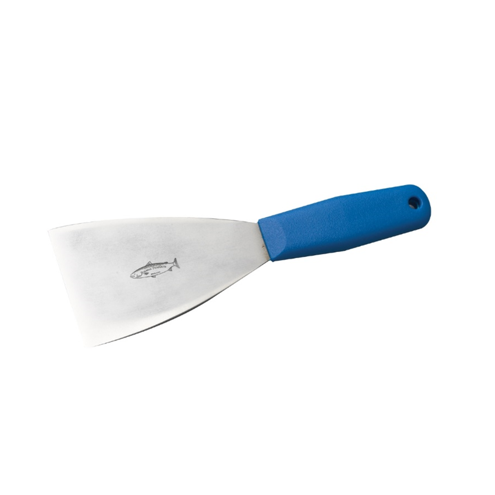 Blue Stainless Steel Hand Scraper - 75mm (MSC3B)