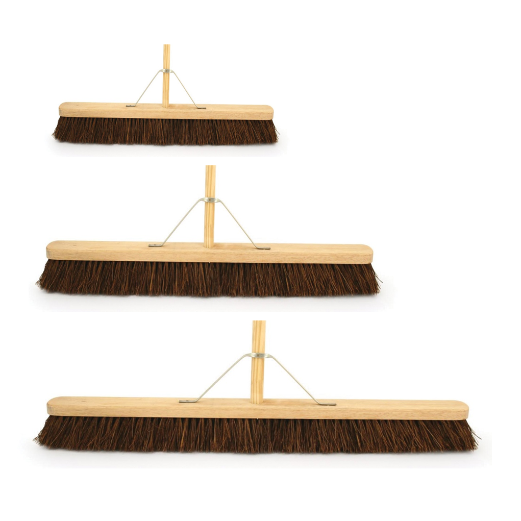 Stiff Platform Broom c/w Stale