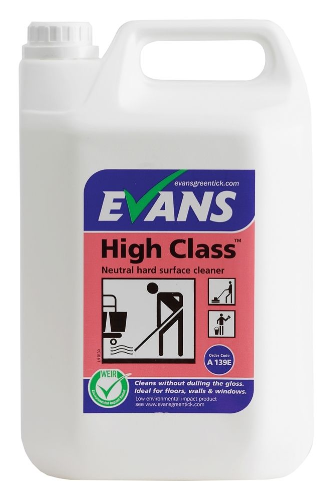 Evans High Class - Neutral Hard Surface Cleaner 5 Ltr
