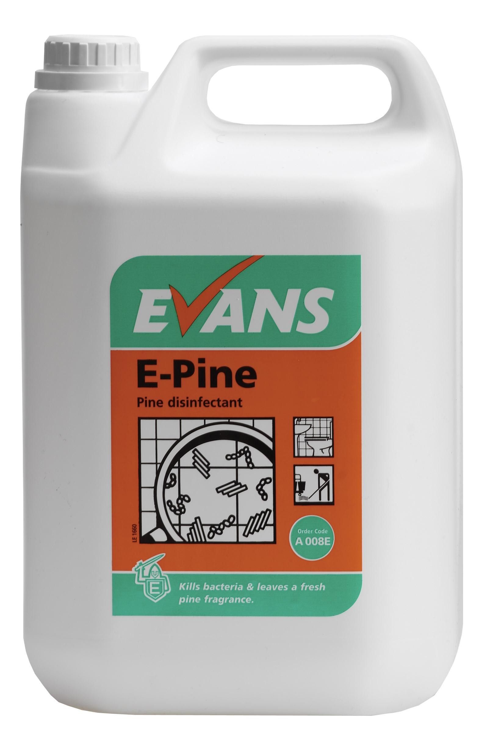 Evans E-Pine - General Purpose Disinfectant 5 Ltr