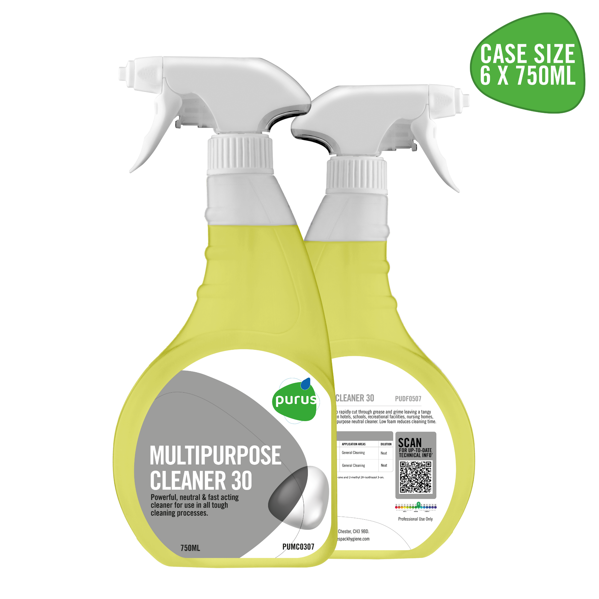 Purus Multi-Purpose Hard Surface Cleaner 30 | 6 x 750 ML