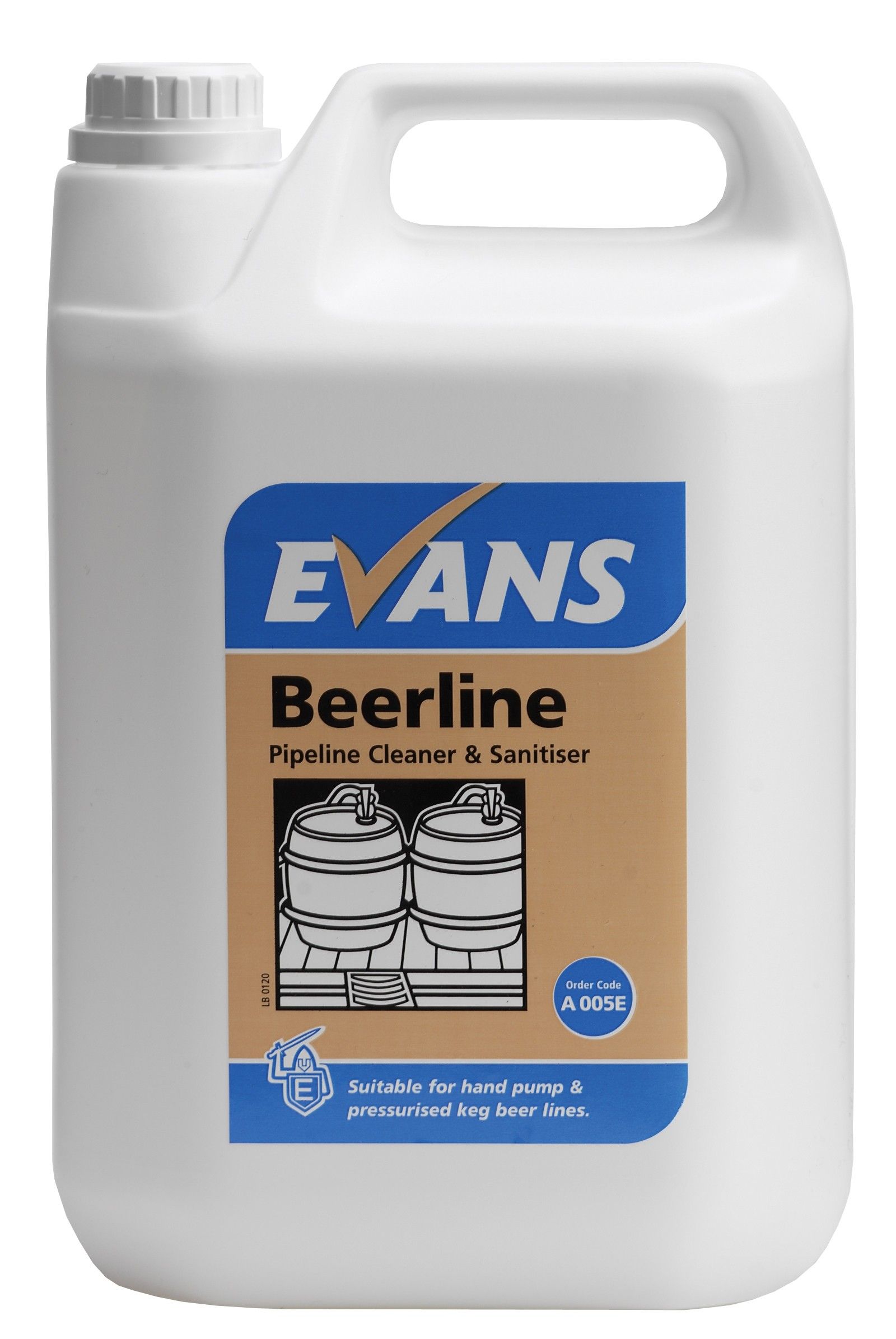 Evans Beerline - Optic & Pipeline Cleaner with Chlorine 5 Ltr