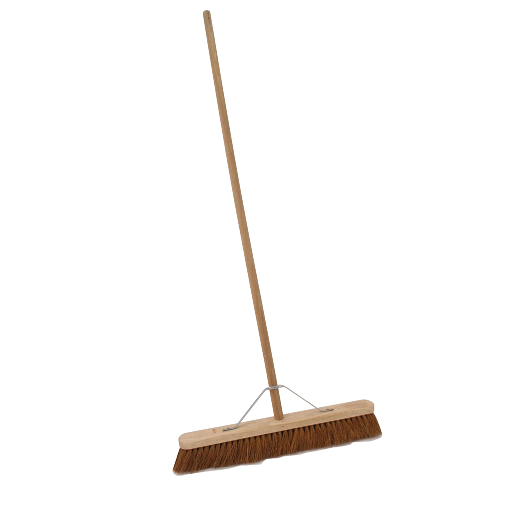 Stiff Platform Broom c/w Stale - 24"/600mm