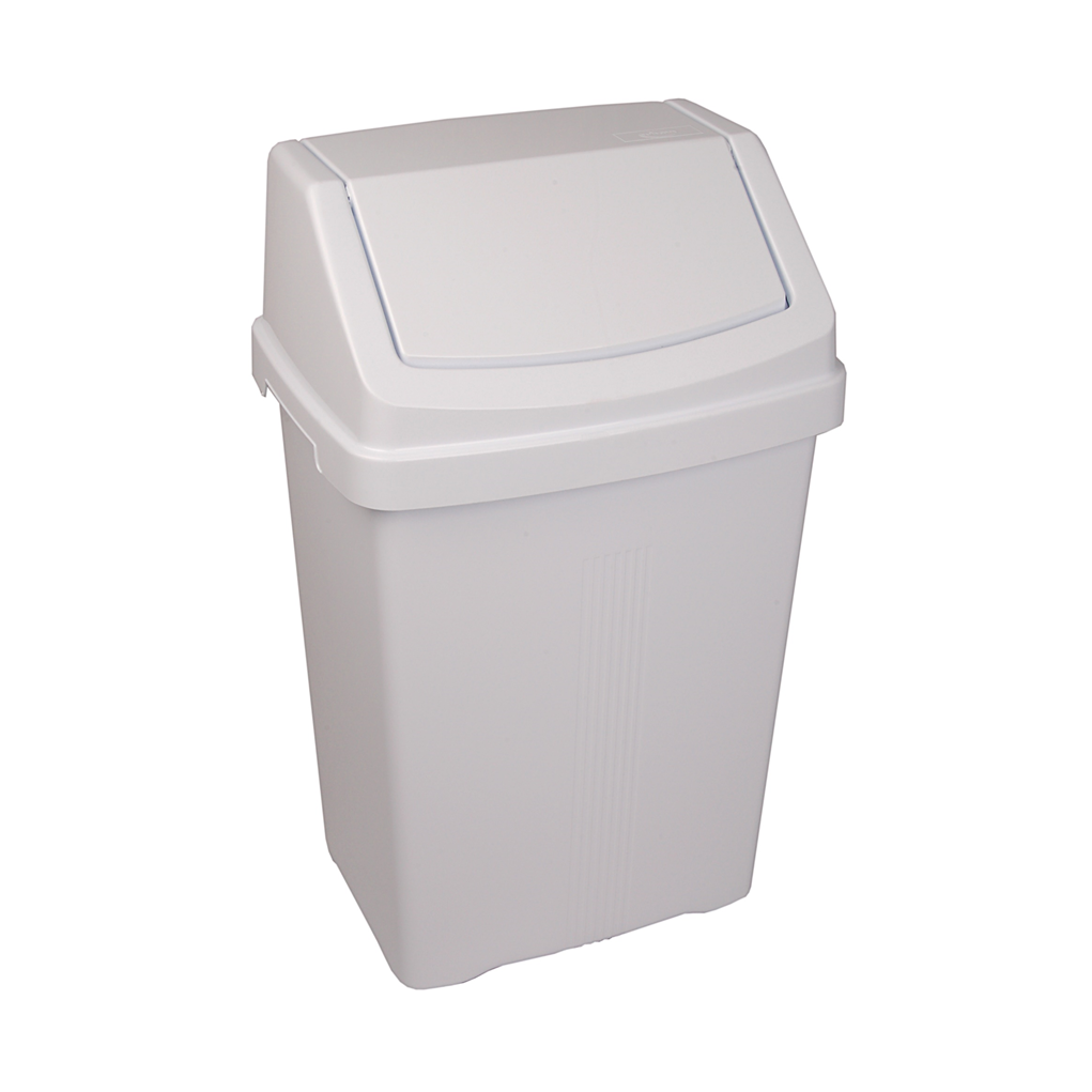 50 Ltr Swing Bin - White