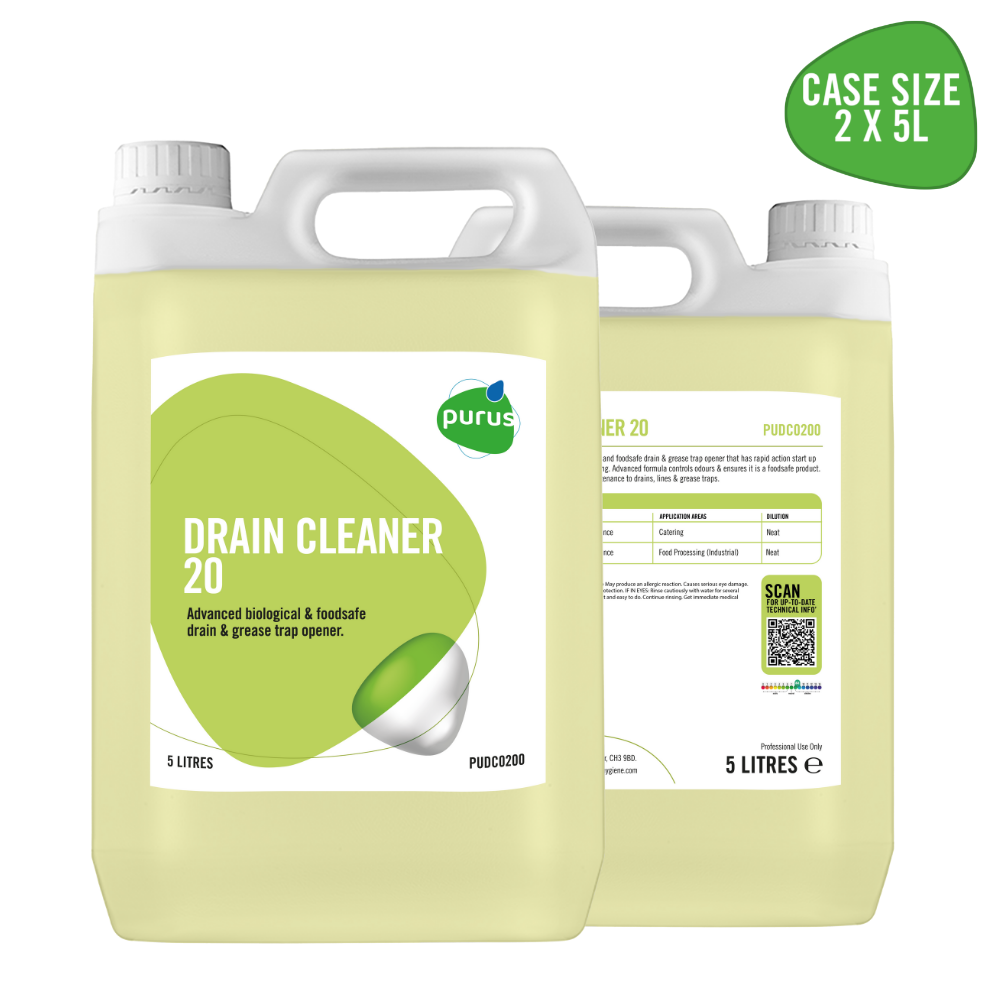 Purus Biological Drain Cleaner 20 | 2 x 5 Ltr