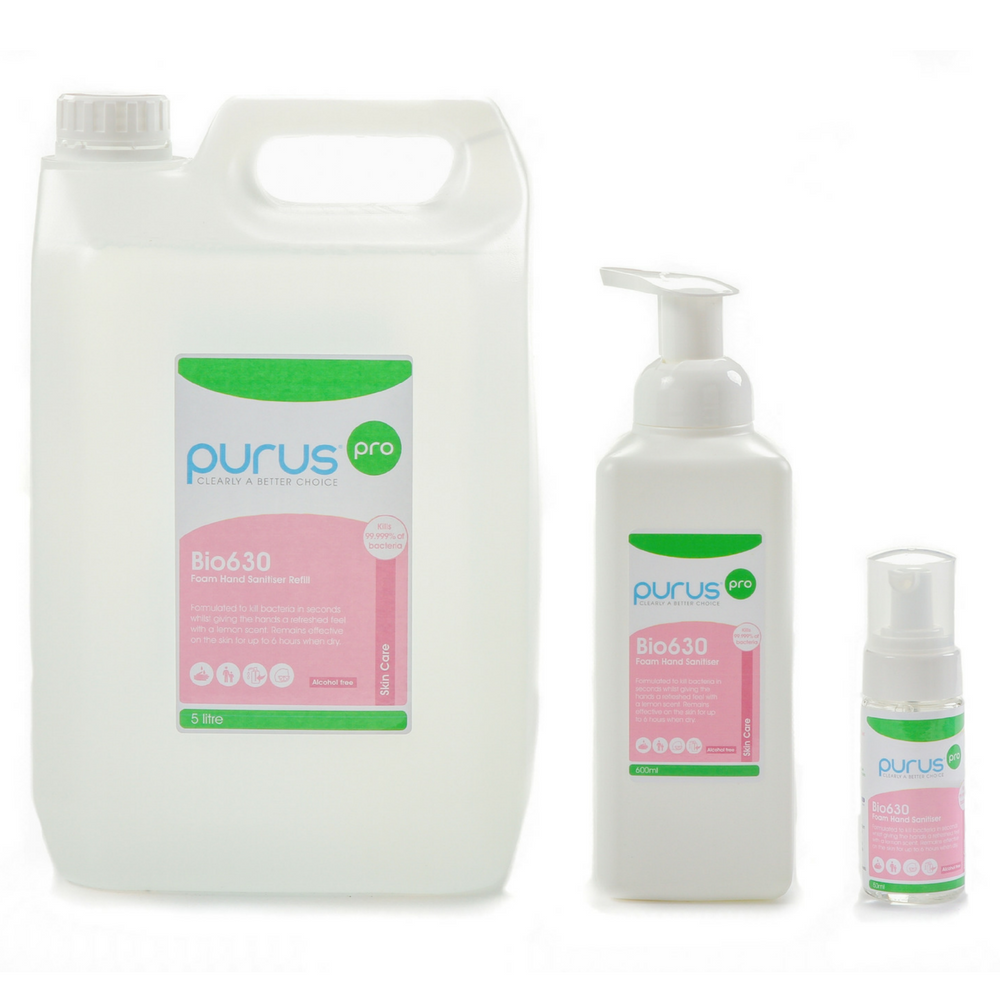 Purus Pro - Bio630 Alcohol Free Foam Hand Sanitiser 50ml